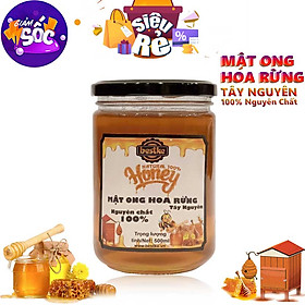 Mật ong hoa rừng Tây nguyên 100% nguyên chất, Hũ thủy tinh