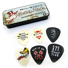 Mua Hộp 6 pick gảy guitar chính hãng Dunlop RWT02M-Hàng nhập Mỹ