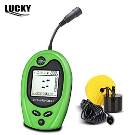 Thiết bị dò cá cầm tay LUCKY FF818 với màn hình LCD TN / ANTI-UV.Phạm vi độ sâu 100m