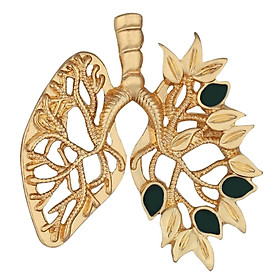 Creative Hollow Out Leaf Heart Brooch Pin Gift Fashion for Blouse Hat Women