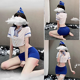 Đồ ngủ Cosplay sexy tiếp viên chuyên mặc Bar Sàn chụp ảnh Studio