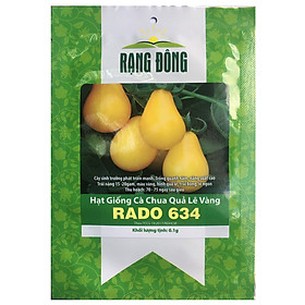 Mua Hạt Giống Cà Chua Trái Lê Vàng Rado 634