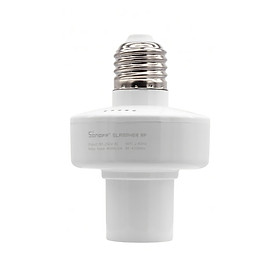 Đui Bóng Đèn Wifi Thông Minh Sonoff Slampher Điều Chỉnh Từ Xa RF E27 Trắng (433MHz)