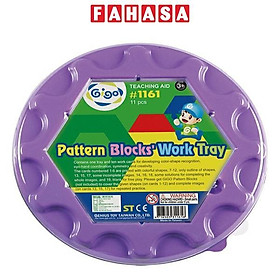 Khay Tròn Xếp Hình - Pattern Blocks Circular Work Tray 1161