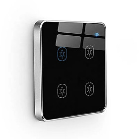 Mua Công tắc vuông thông minh Wifi / Zigbee bo viền 4 Gang - neoSSW2