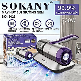 Mua Máy hút bụi giường nệm diệt khuẩn UV công suất cao 1400W SOKANY SK-13029 loại CÓ DÂY lực hút mạnh -HÀNG CHÍNH HÃNG