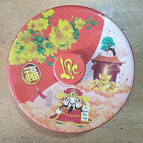 Mua Khay Đựng Mứt Tết Tròn Bằng Nhựa Melamine Hàng Việt Nam VCP Đựng Bánh Kẹo Ngày Tết