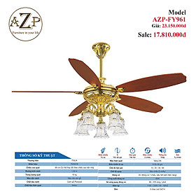 Mua AZP-FY961 – BST QUẠT ĐÈN CAO CẤP / GIẢI PHÁP TRANG TRÍ CHO CÁC CÔNG TRÌNH NHÀ HÀNG  KHÁCH SẠN. CĂN HỘ  DINH THỰ phong cách đương đại  hàng nhập khẩu AZP