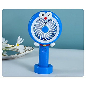 Mua Quạt mini cầm tay 4 Cánh Hình trung hoa và hình hoạt hình dễ thương pin sạc tích điện