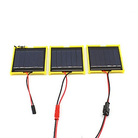 Tấm Pin năng lượng mặt trời điện áp 3V dung lương 100mAh kèm jack