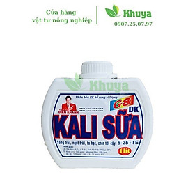 Phân bón PK bổ sung vi lượng DienKhanh Kali Sữa 1 lít Sáng trái - To hạt