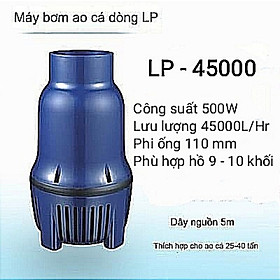 Máy bơm nước hồ cá Koi Jebao LP45000 500W 45000L/Hr cao cấp