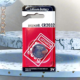 Pin Maxell CR2032 Lithium 3V Cao Cấp Made In Japan Date 2031