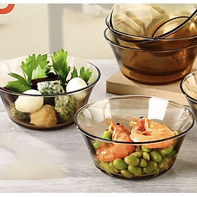 Mua Bộ 6 bát thủy tinh cường lực màu hổ phách chịu nhiệt
