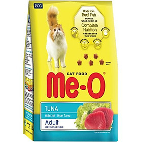 Thức ăn hạt mèo - Thức ăn Me-O cho mèo lớn vị Cá Ngừ 1,2kg