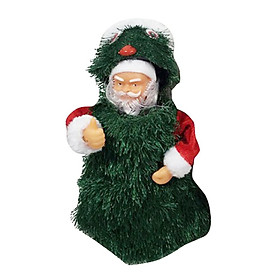 Hình ảnh Electric Music Christmas Dancing  Claus Children Plush Doll Toy