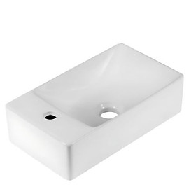 Mua Lavabo góc treo tường  kích thước 380*215*100mm  màu Glossy White  hiệu Trevi TVL901W