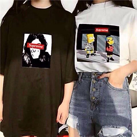 Nhập mã WATYPN25 giảm 25k cho đơn từ 200k - Áo thun tay lỡ in hinh Super
