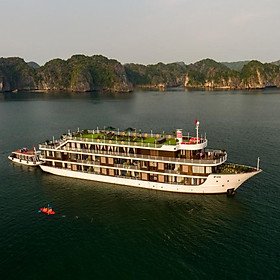 Du Thuyền Doris Cruises 5* Sang Trọng, Đẳng Cấp - Khám Phá Vịnh Hạ Long - Vịnh Lan Hạ, Chèo Thuyền Kayak, Tắm Vịnh, Câu Mực Đêm, Tập Taichi