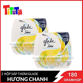 Combo 2 Sáp Thơm Glade Hương Chanh 180gx2