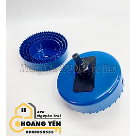 Bộ dụng cụ khoét lỗ, khoét gỗ, khoét thạch cao 8 chi tiết C-Mart A0110