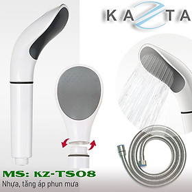 Mua Bộ tay sen tắm KAZTA KZ-TS08 tăng áp phun nước mạnh mẽ (đủ bộ tay sen-dây sen-gát sen)