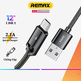 Cáp Sạc Nhanh Remax RC 166m Dây sạc samsung, cổng Micro USB, Cáp sạc oppo, xiaomi... thiết kế dây bện dù cho điện thoại androi - Hàng Chính Hãng