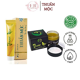 Combo kem bôi da Thuần Mộc 16gr + Cao lá bôi da Thuần Mộc 30gr tái tạo dưỡng ẩm da