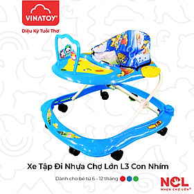 Xe Tập Đi Trẻ Em Nhựa Chợ Lớn L3 Con Nhím  - Dành Cho Bé Từ 6 - 12 Tháng - M1486A-XTĐ