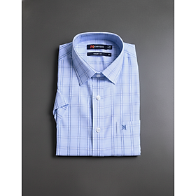 Áo sơ mi nam Khatoco tay ngắn lai ngang (S-2Xl)