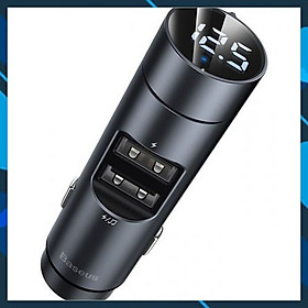 Mua Tẩu sạc xe hơi BASEUS BS-01 Dual USB Bluetooth Car Charger Wireless MP3 Player - Hàng chính hãng