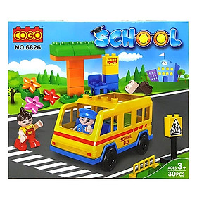 Mô Hình Nhỏ Trường Học - COGO 6826 (30 Mảnh Ghép)