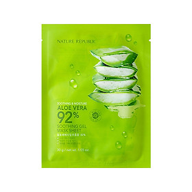 Nature Republic Aloe Vera Soothing Gel Moisture Mask Sheet 1pc Korea