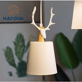 Mua Đèn thả trần trang trí sừng hươu HAPOVA GLORIA 5057/1 + Tặng kèm bóng led AS Vàng