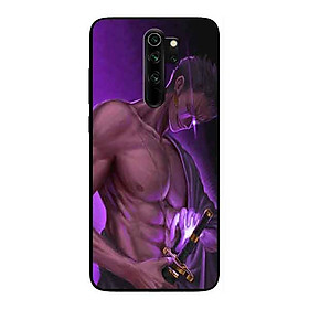 Ốp Lưng in cho Xiaomi Redmi Note 8 Pro Mẫu Zoro Mắt Sẹo - Hàng Chính Hãng