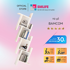 Mua Giá sách hiện đại bằng gỗ công nghiệp cao cấp SMLIFE Bamcom