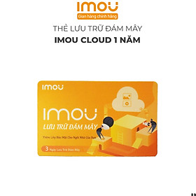 Mua Card Lưu Trữ Đám Mây Cloud Imou (1 Năm) Cho Camera IMOU - Hàng Chính Hãng