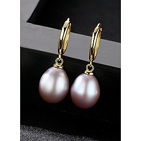 Bông Tai Ngọc Trai Cao Cấp B1933 Cỡ Hạt 11x13 Ly Có 3 Màu Bảo Ngọc Jewelry