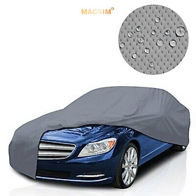 Bạt phủ ô tô chất liệu vải không dệt 3 lớp cao cấp thương hiệu MACSIM cho xe ô tô Nissan Sunny - màu ghi