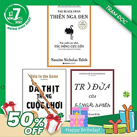 Hình ảnh Trạm Đọc Official | Combo Sách Nassim Nicholas Taleb: Da Thịt Trong Cuộc Chơi + Trò Đùa Của Sự Ngẫu Nhiên + Thiên Nga Đen (Bộ 3 Cuốn)