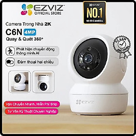 Mua Camera WI-FI EZVIZ C6N 4MP Trong Nhà  Quay Quét 360 Độ  Quan Sát Ban Đêm 10m Bằng Hồng Ngoại IR  Đàm Thoại 2 Chiều  Theo Dõi Chuyển Động Thông Minh --Hàng Chính Hãng
