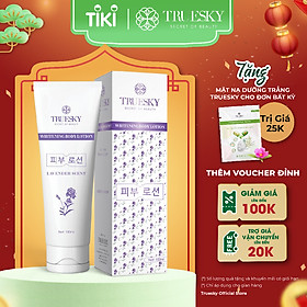 Kem dưỡng trắng da toàn thân Truesky dạng lotion hương nước hoa Pháp 100ml - Whitening Body Lotion