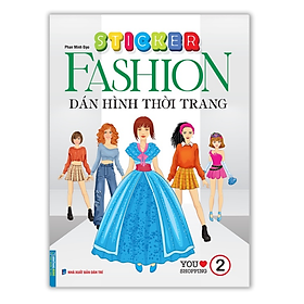 Ảnh bìa Sách - Sticker Fashion Dán hình thời trang tập 2