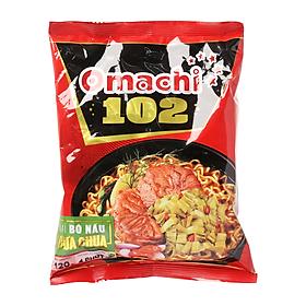 Mì Omachi 102 Bò Nấu Dưa Chua 120G