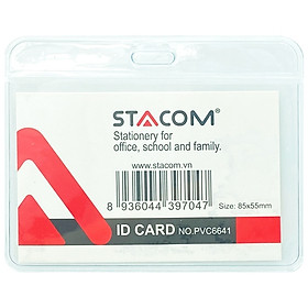 Bảng Tên Nhựa Ngang PVC Stacom ID-PVC6641