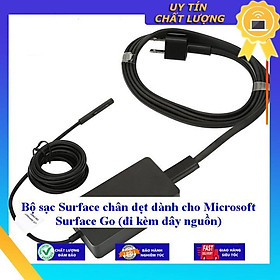 Bộ sạc Surface chân dẹt dùng cho Microsoft Surface Go - Hàng Nhập Khẩu New Seal