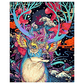 Mua Tranh sơn dầu trang trí nhà cửa hình động vật (tự sơn)