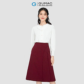 Chân vày nữ GUMAC VC08124 form A xòe nhẹ xếp ly phong cách