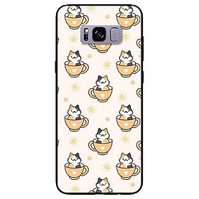 Ốp lưng dành cho Samsung S8 - S8 Plus - S9 Plus mẫu Mèo Ly Tình Yêu
