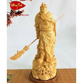 Tượng Gỗ Quan Công TGQC02